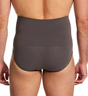 Cotton Shaping Control High Waist Brief Grey M