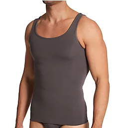 Cotton Total Body Compression Shaping Tank Grey M