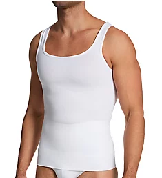 Cotton Total Body Compression Shaping Tank White M