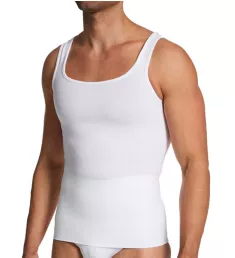 Cotton Total Body Compression Shaping Tank White M