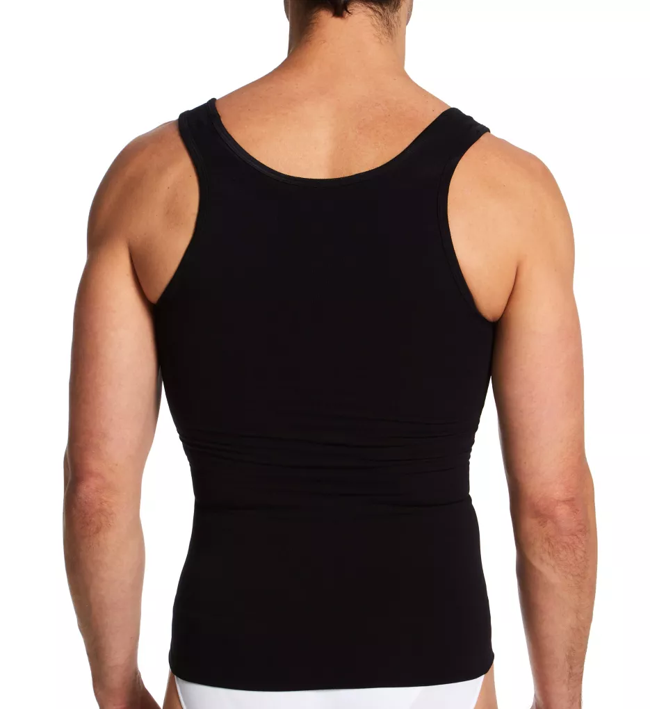 Cotton Total Body Compression Shaping Tank Black M