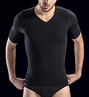 Breeze Short Sleeve Firm Control Shaping T-Shirt Black 2XL