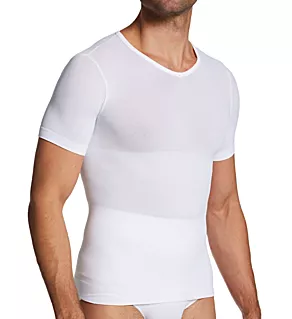 Breeze Short Sleeve Firm Control Shaping T-Shirt White 2XL