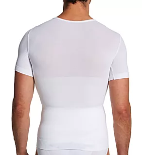 Breeze Short Sleeve Firm Control Shaping T-Shirt White 2XL