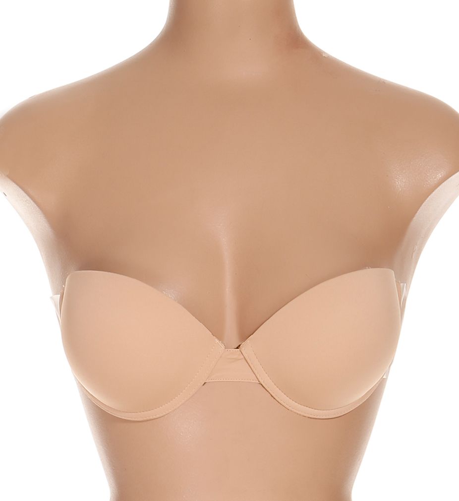 NORDSTROM BACKLESS STRAPLESS NUDE ADHESIVE BRA SIDE TABS PADDED