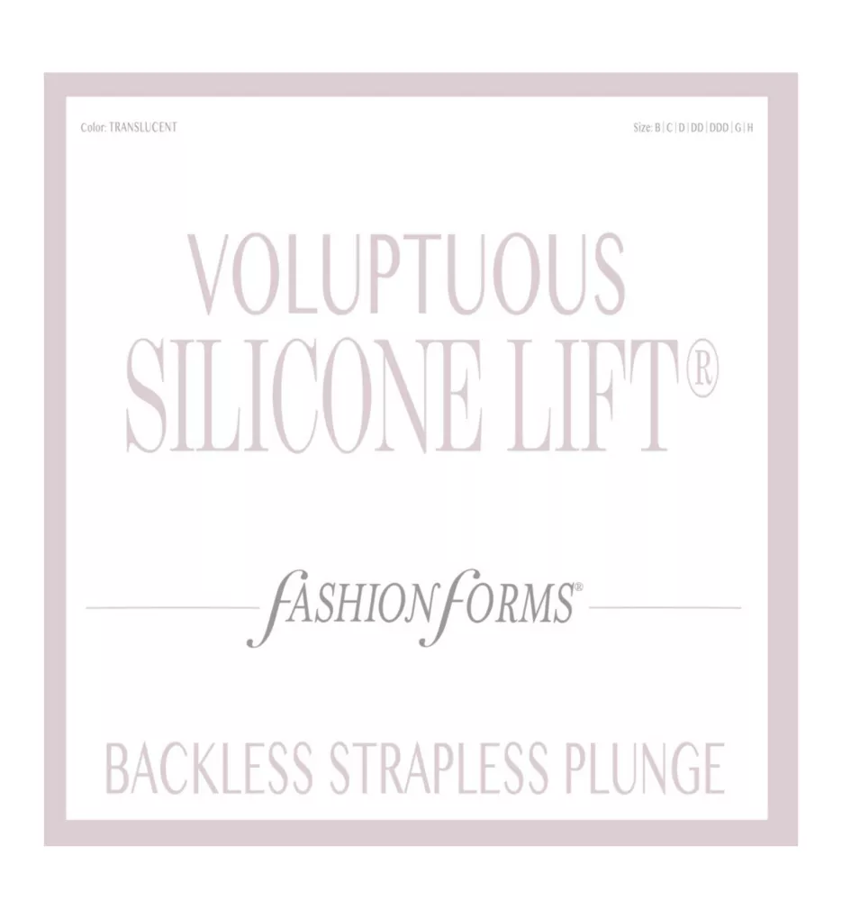 Lift It Up Backless Strapless Plunge Adhesive Bra