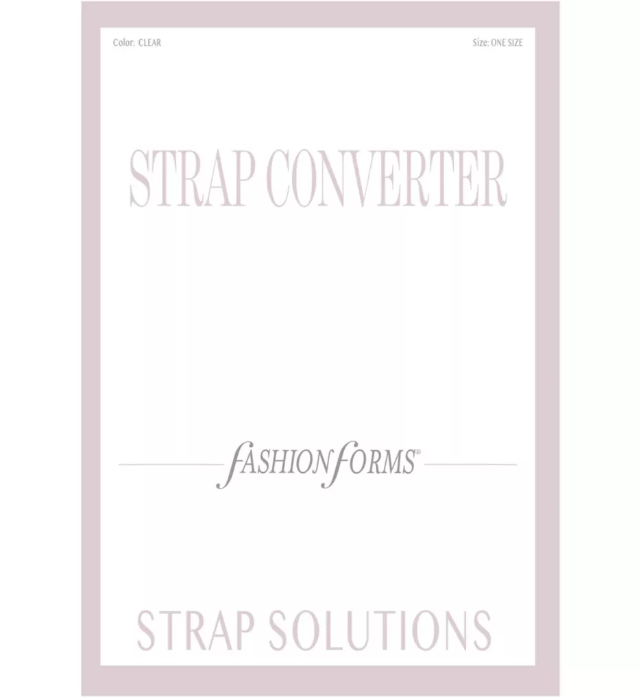 FASHION FORMS~ Strap solutions