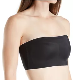 Laser Cut Bandeau Bra Black S