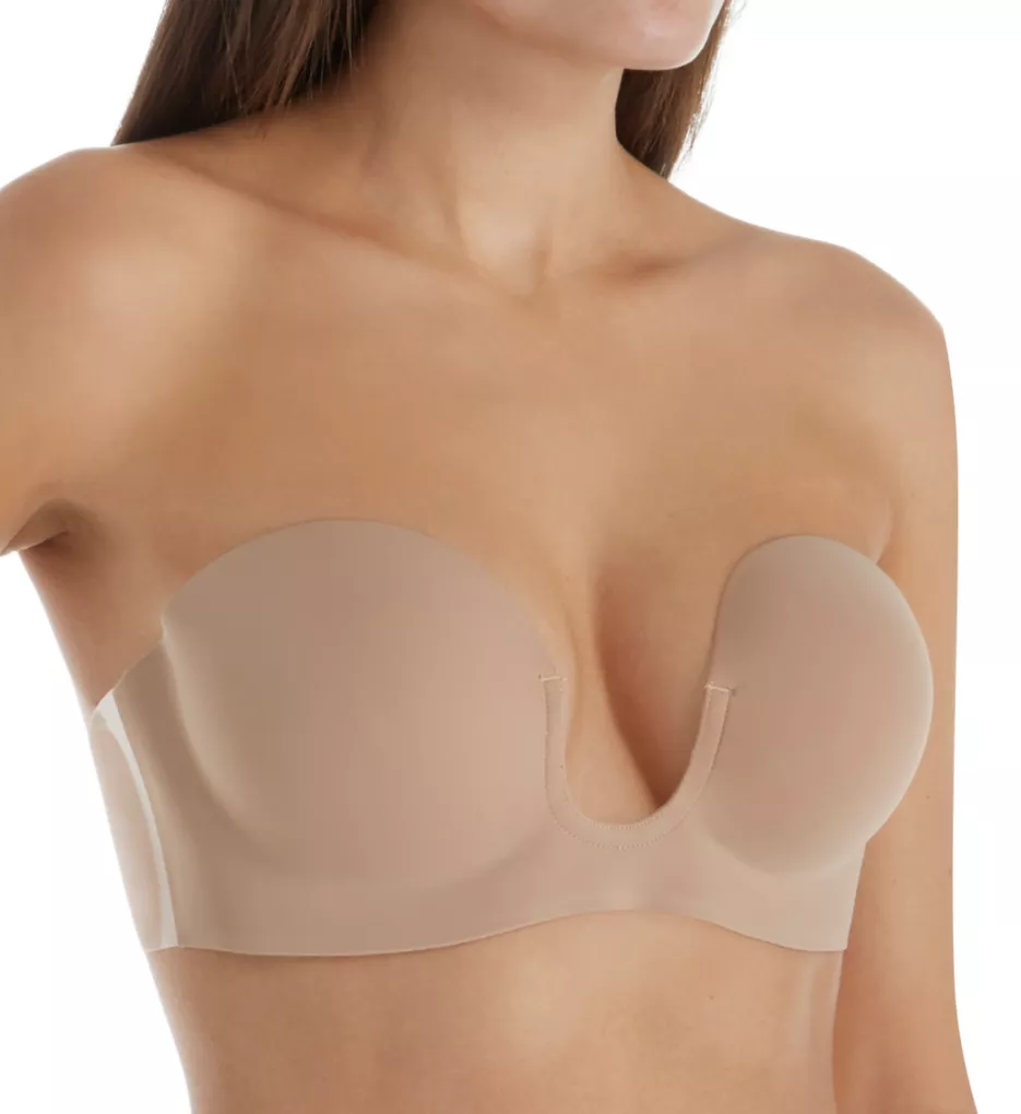 Braza Bra Backless Strapless Reusable Adhesive Bra, Wide Side Adhesive  Underwire