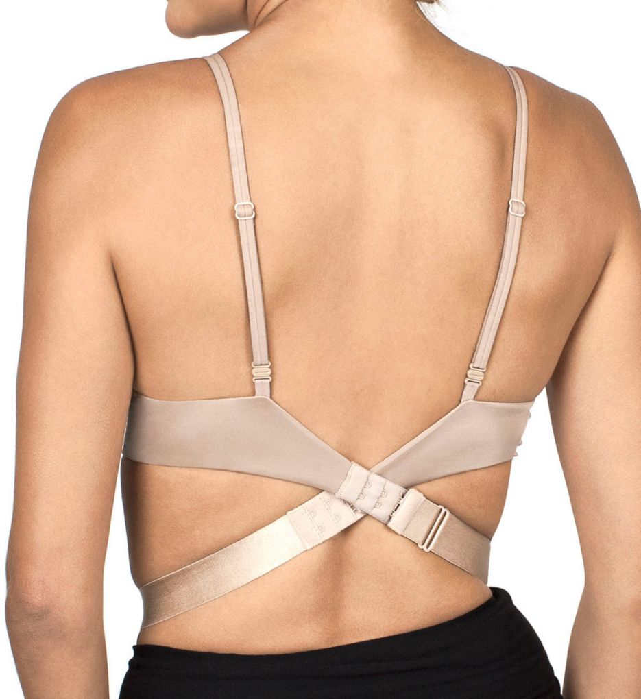 Fashion Forms Adjustable Low Back Backless Bra Strap Converter Beige One  Size