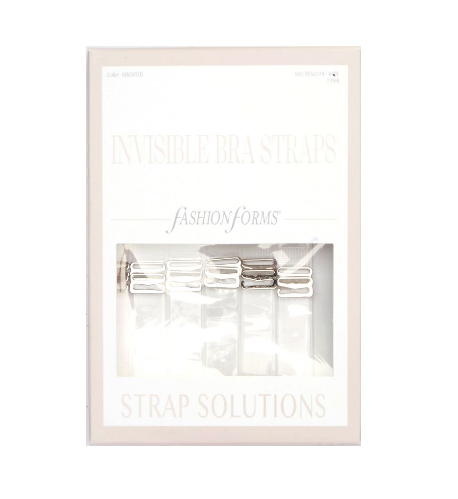 Assorted Invisible Bra Straps - 3 Pack-bs