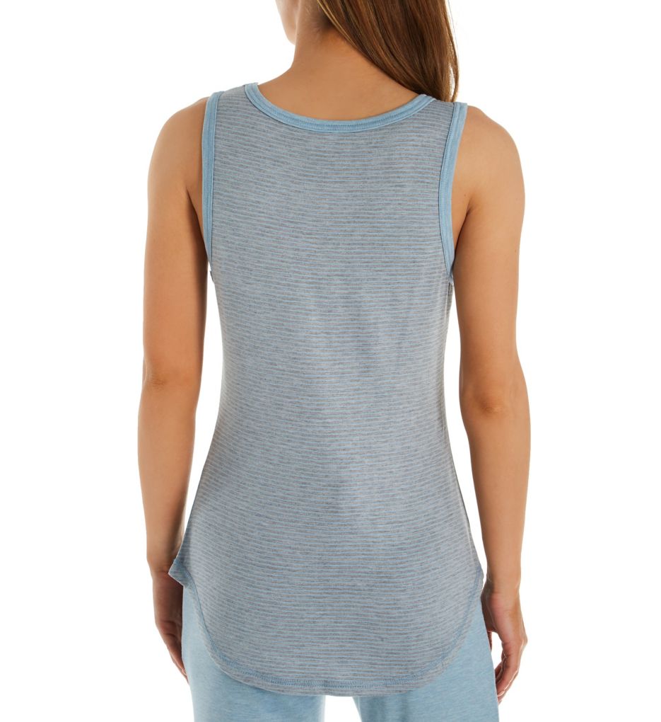 Camilla Stripe Terry Tank w/Pocket Detail