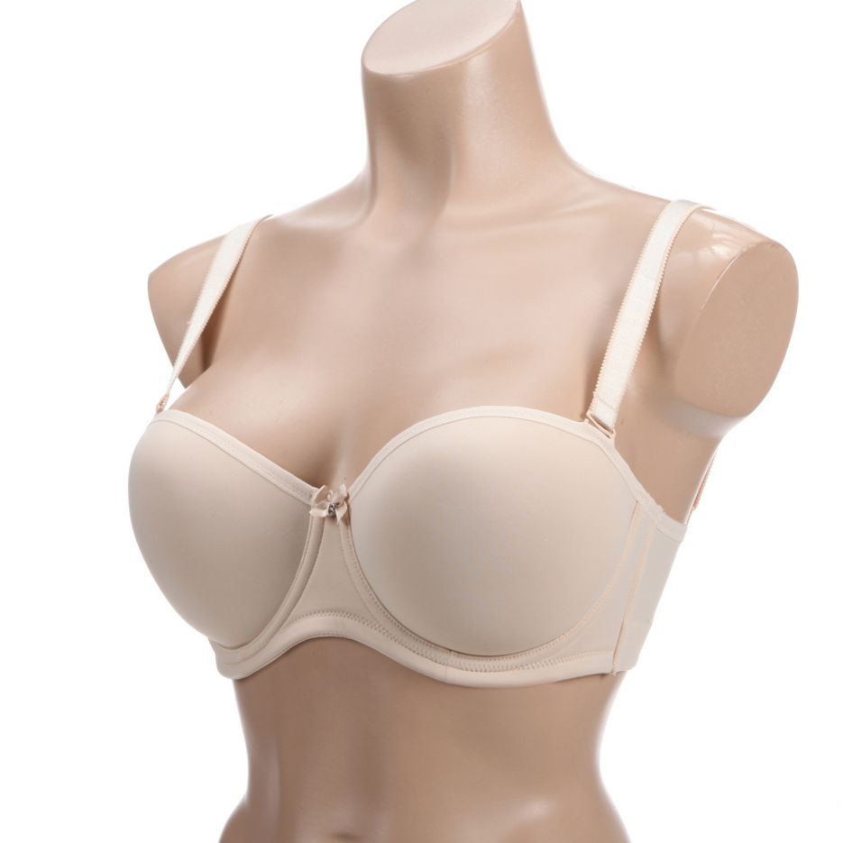 Beige Octavia Strapless Bra