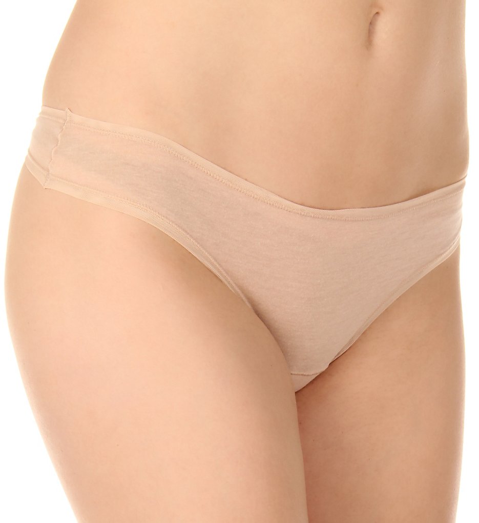 fine lines - fine lines 13RGS34 Pure Cotton Thong Panty (Skin M)