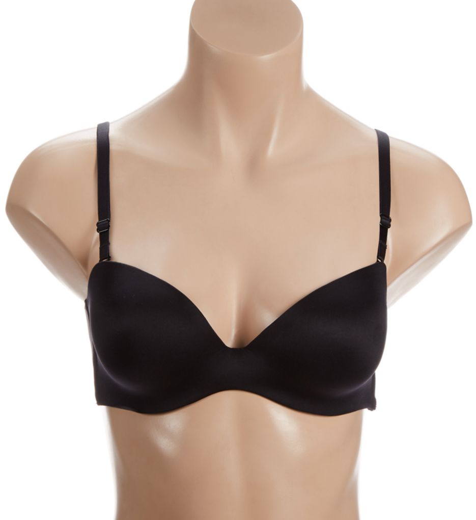 Fine Lines Refined 6 Way Low Cut Convertible Strapless Bra In Black