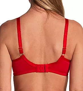 Alexa See-Thru Lace Bra Hot Red 44J