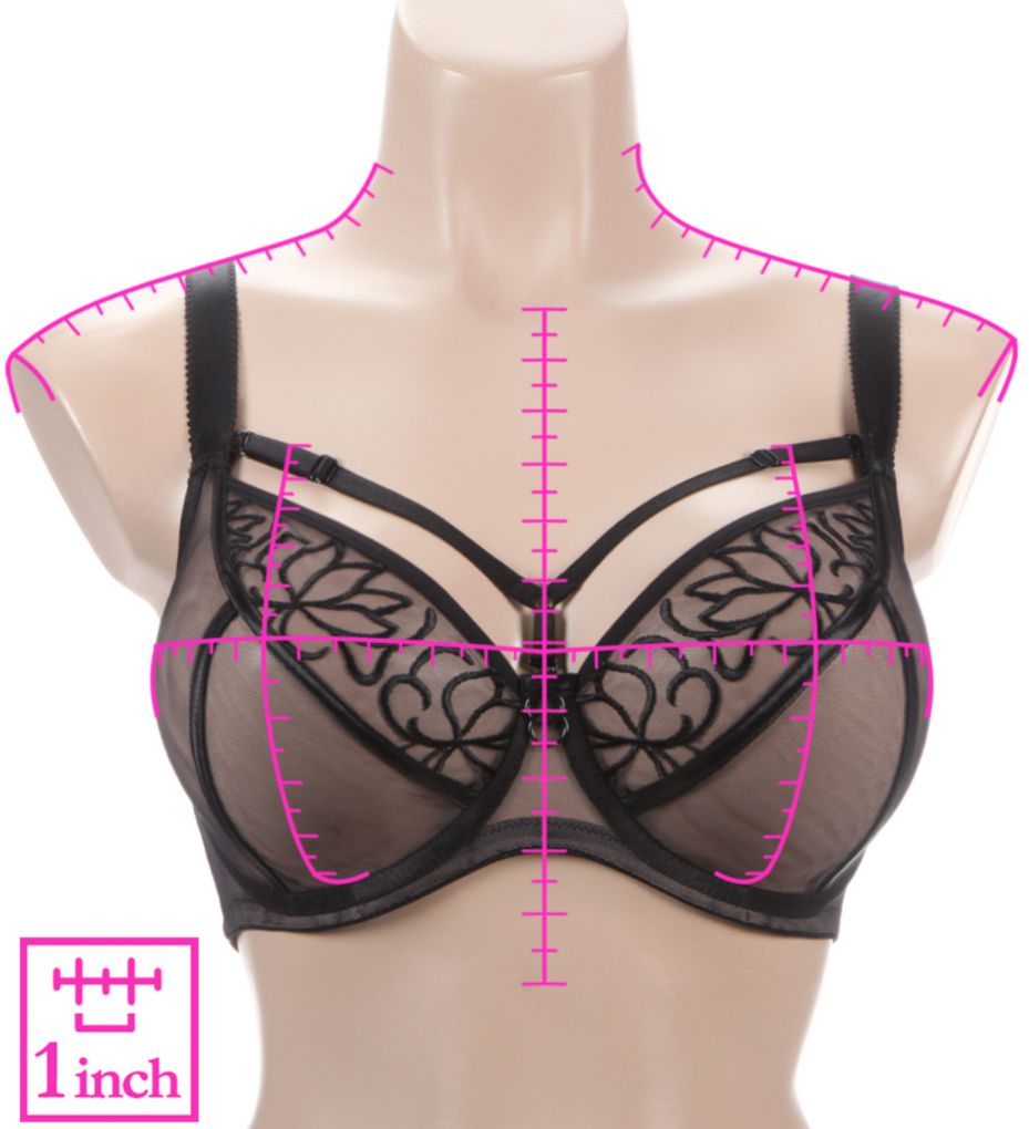 Fit Fully Yours Alexa See-Thru Lace Bra B2151 - Image 3