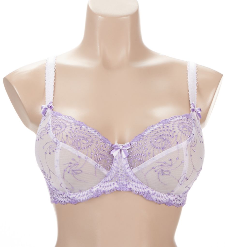 Fit Fully Yours Nicole Sheer Lace Bra Lavender Orchid 40G  - Image 1