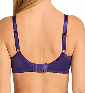 Ava See-Thru Lace Underwire Bra Deep Purple 40I