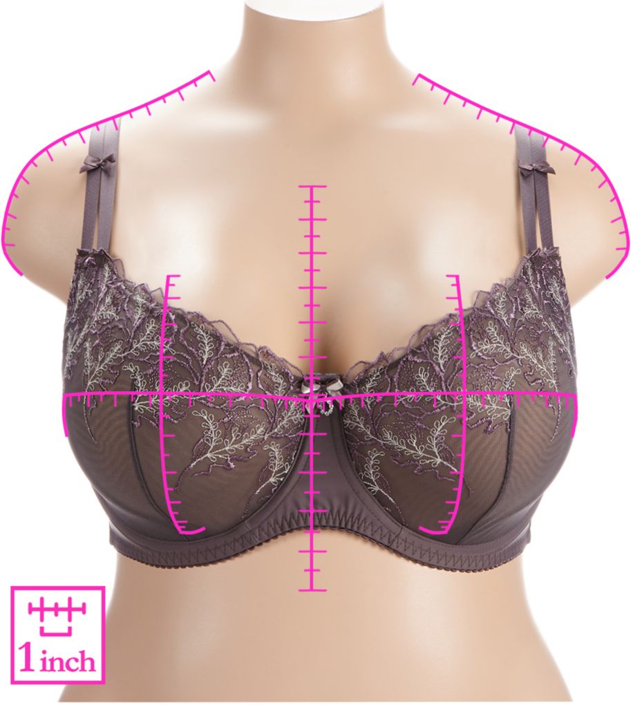 Fit Fully Yours Elise Plum/Underwire Moulded Cup (#B1812)