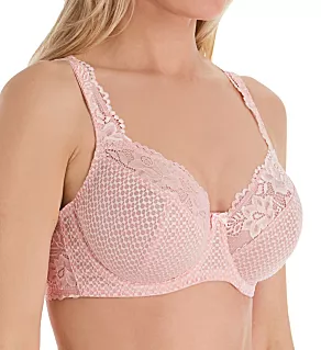Serena Lace Multi-Part Underwire Bra Sugar Rose 30C