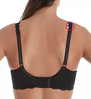 Serena Lace Multi-Part Underwire Bra Black 30C