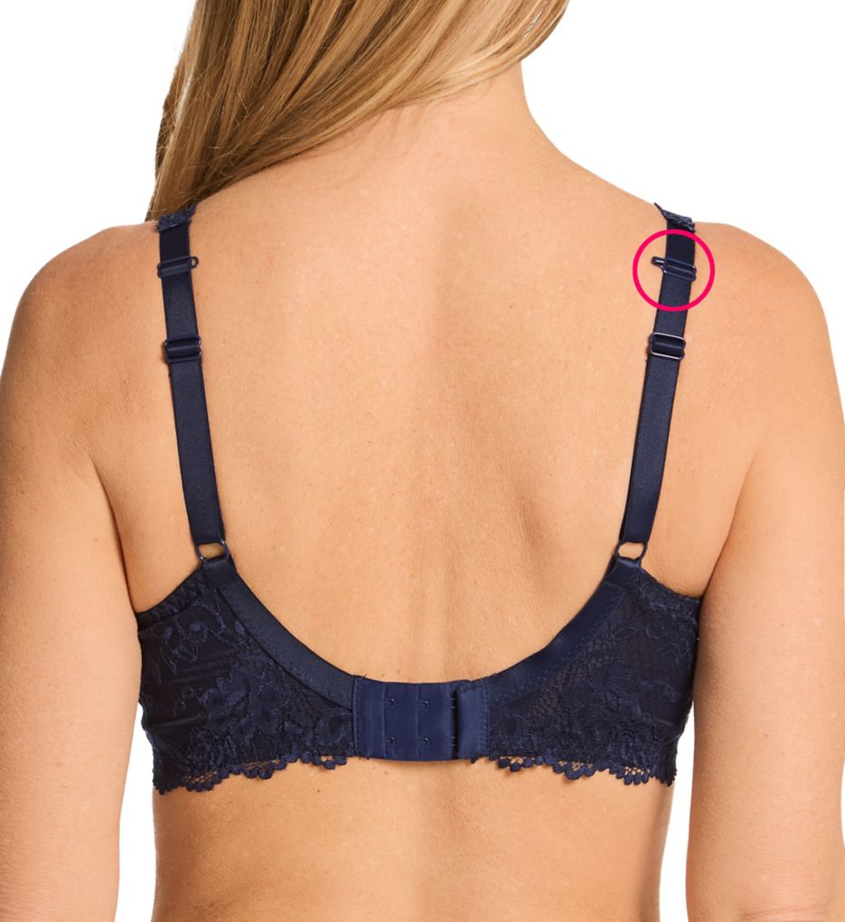 Fit Fully Yours Serena Lace Multi-Part Underwire Bra Navy 44C  - Image 2