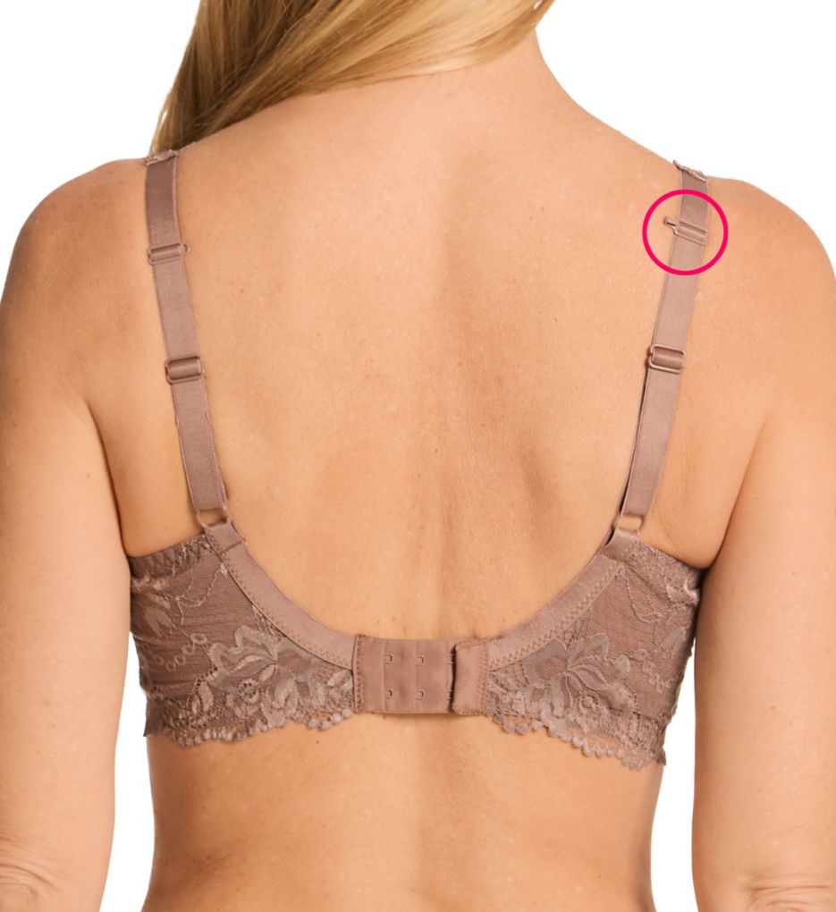 Fit Fully Yours Serena Lace Multi-Part Underwire Bra Taupe 42C  - Image 2