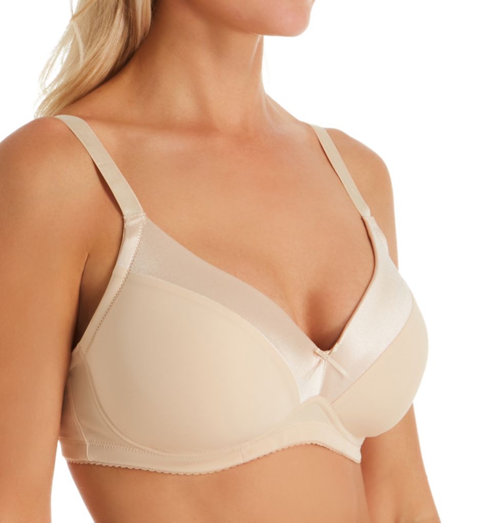 Freya Lauren Women`s Underwire Padded Half Cup Bra, 32DD, White 