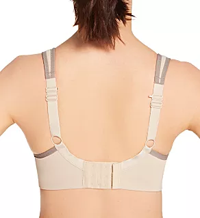 Pauline Full Coverage Underwire Sports Bra Fawn Dark Taupe 36B