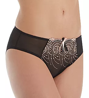 Nicole Bikini Panty Black Rose Gold S