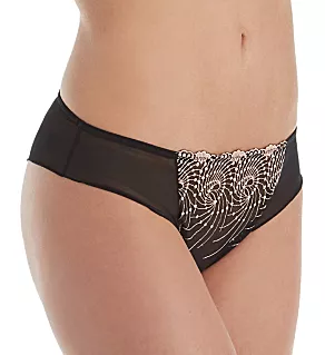 Nicole Tanga Panty Black Rose Gold XS