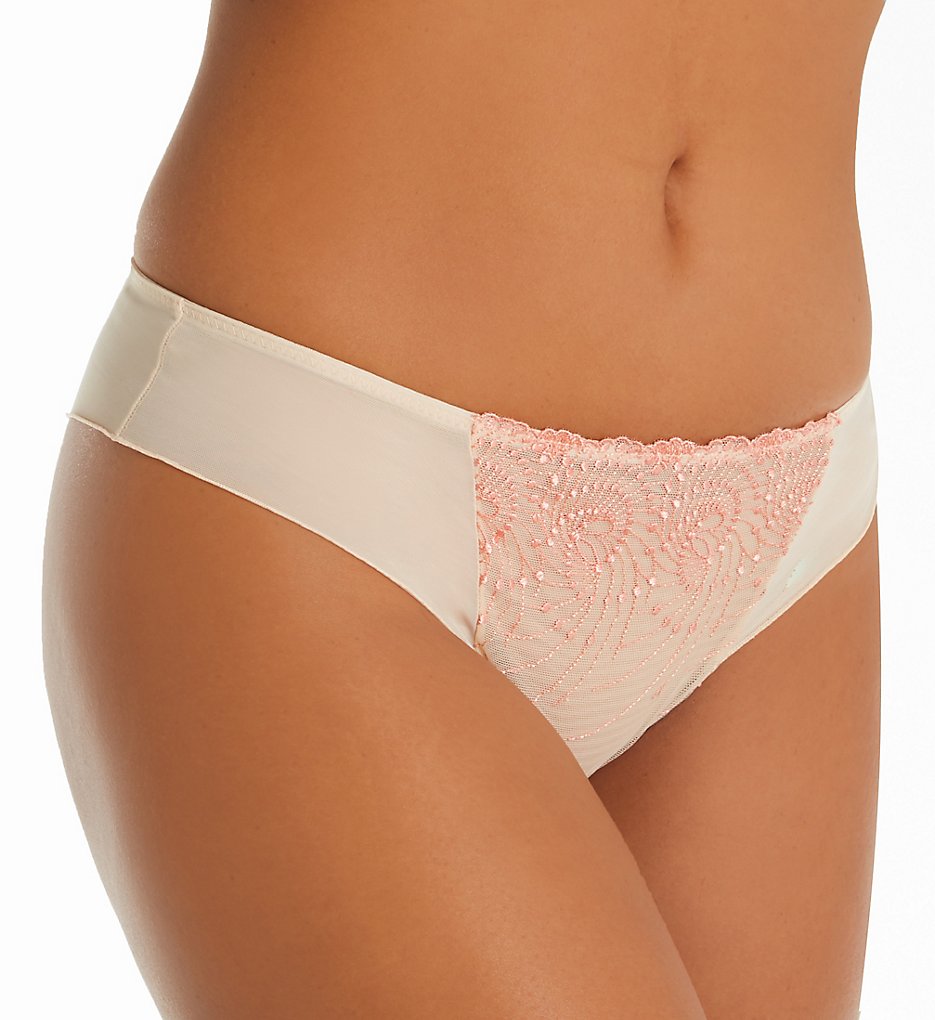 Fit Fully Yours (2404944): Fit Fully Yours U2275 Nicole Tanga Panty (Ivory Cream Sunset XL)
