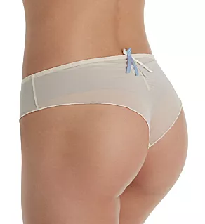 Nicole Tanga Panty Ivory Baby Blue XS