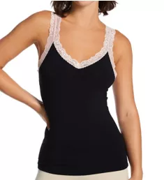 Iconic Lace Camisole with Shelf Bra Black/Seashell S