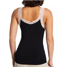 Iconic Lace Camisole with Shelf Bra Black/Seashell S