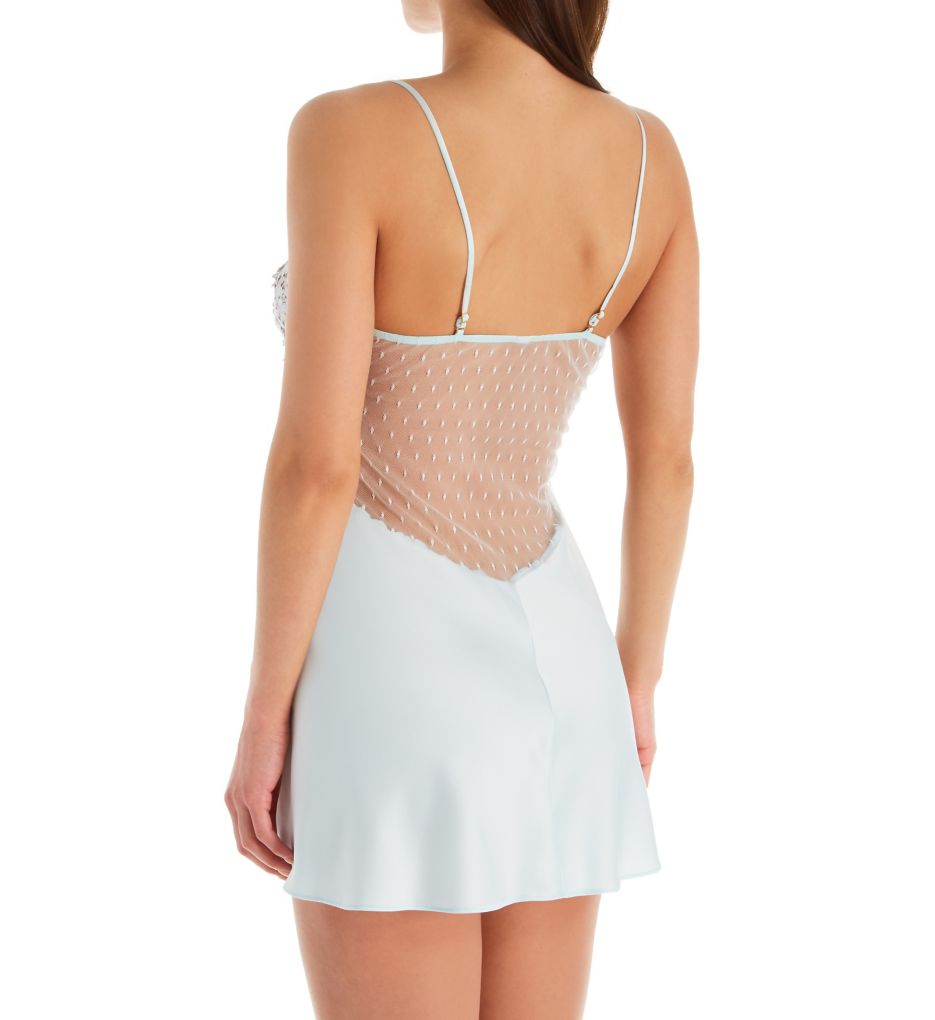 Showstopper Charmeuse Chemise With Venise Lace-bs