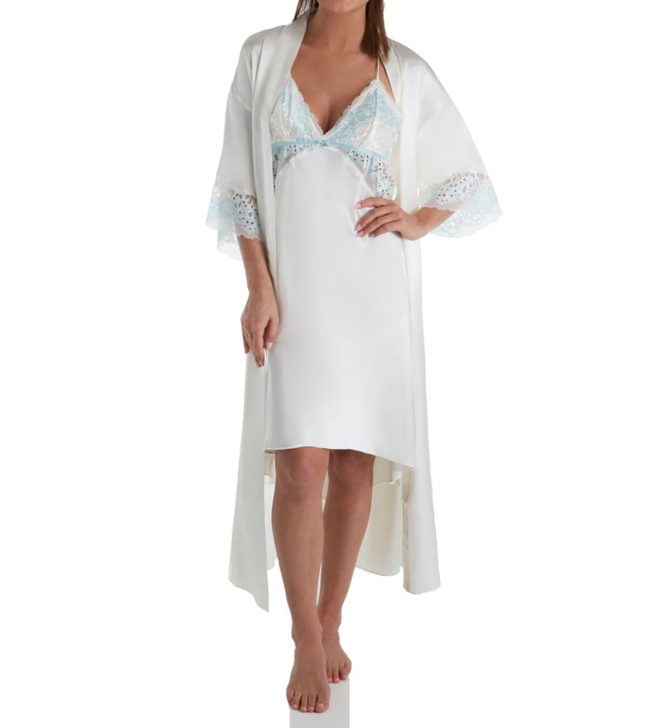 Adore II Charmeuse Robe with Two-Tone Stretch Lace-cs1