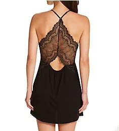 Kat Solid Knit Chemise with Lace