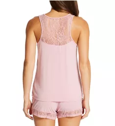 Frances Knit Camishort Set with Lace