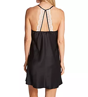 Kit Matte Charmeuse Chemise with Lace