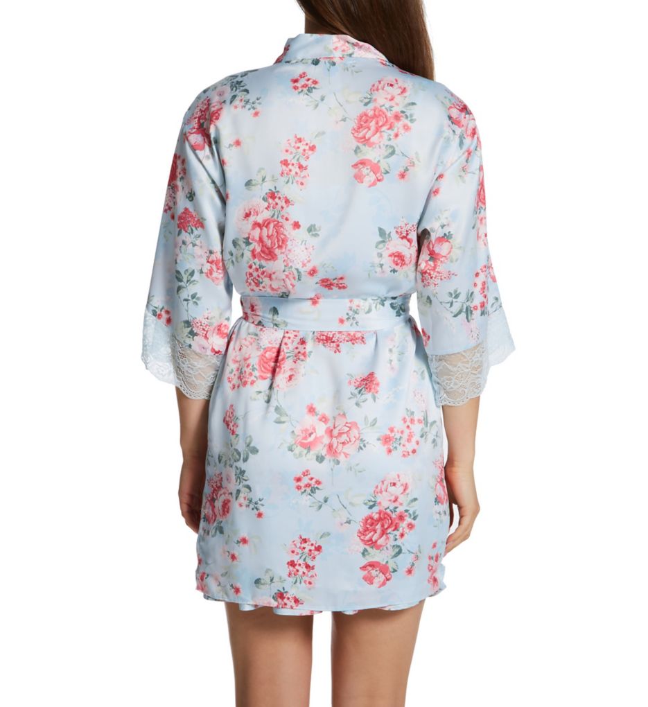 Nari Printed Matte Charmeuse Wrap and Chemise