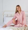 Flora Nikrooz Annie Knit Notch Collar PJ Set T90665 - Image 5