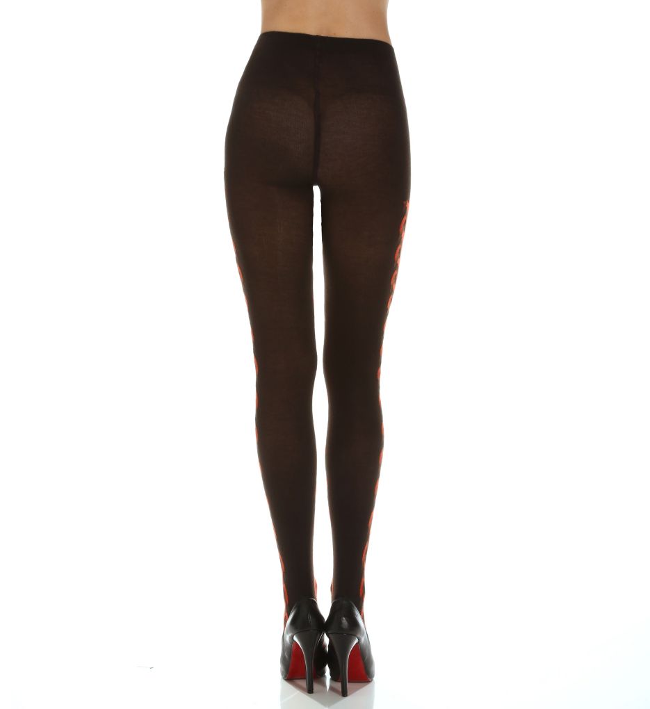 Chiara Braid Design Cotton Tights