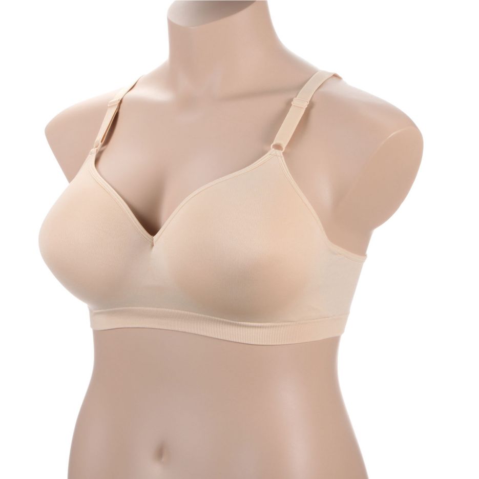 Fruit of the Loom Womens Seamless Wire Free Push-up Bra : :  Clothing, Shoes & Accessories