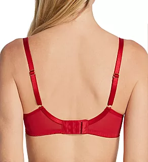 Temptress Moulded Plunge T-Shirt Underwire Bra Cherry 34E