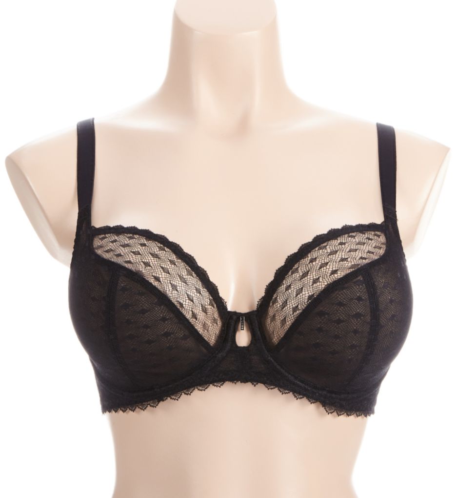 Freya Signature Bra Size 32E Black Underwired Padded Spacer T