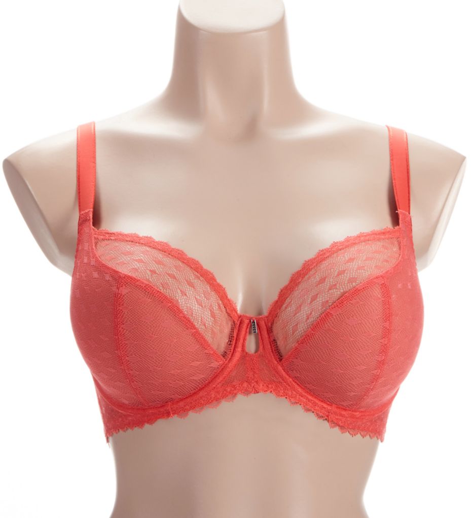 Freya Signature Plunge Underwire Bra Hot Coral 36E  - Image 1