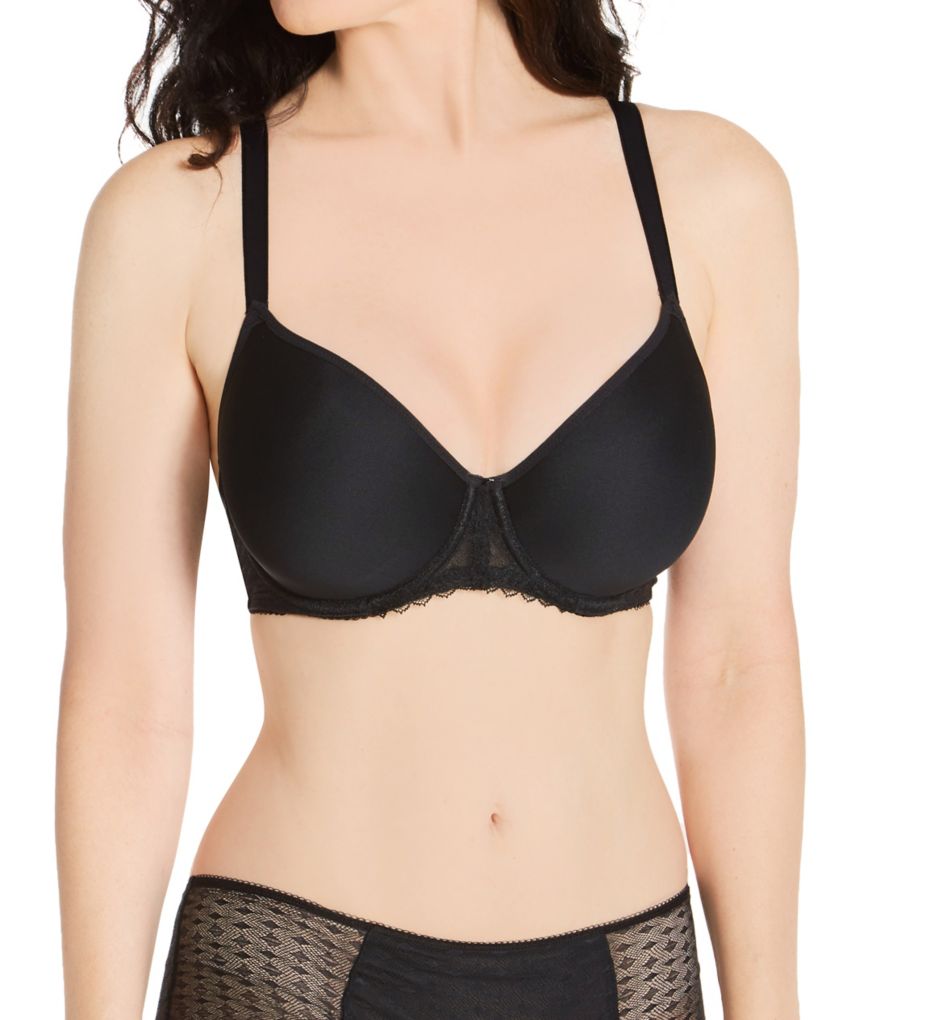 Freya Women's Loveland Underwire Plunge Molded T-Shirt Bra, Boudoir Noir at   Women's Clothing store