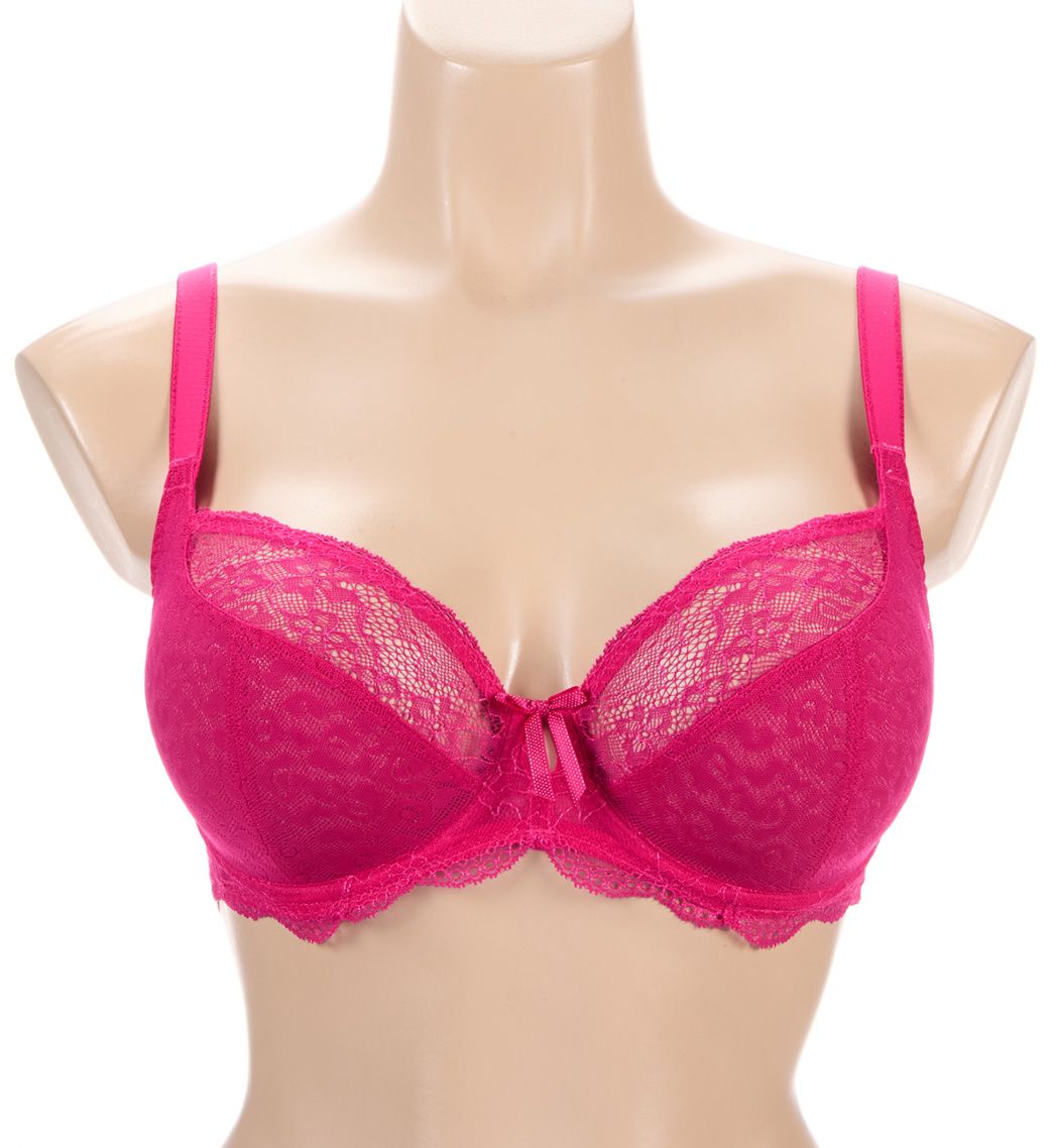 Freya Fancies Underwire Plunge Bra Hot Pink 38G  - Image 1